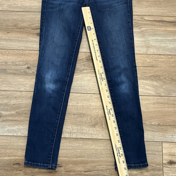 Women's Kancan Mid Rise Super Skinny Jeans SZ 26 x 28 Blue Stretch KC7092 - Picture 5 of 12